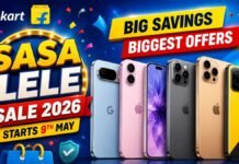 Flipkart Sasa Lele Sale 2026: Flipkart पर स्मार्टफोन मिलेंगे बेहद सस्ते! Flipkart Sasa Lele Sale 2026