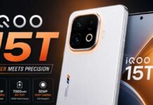 200MP कैमरा और 8,000mAh बैटरी के साथ iQOO 15T लॉन्च iQOO 15T लॉन्च